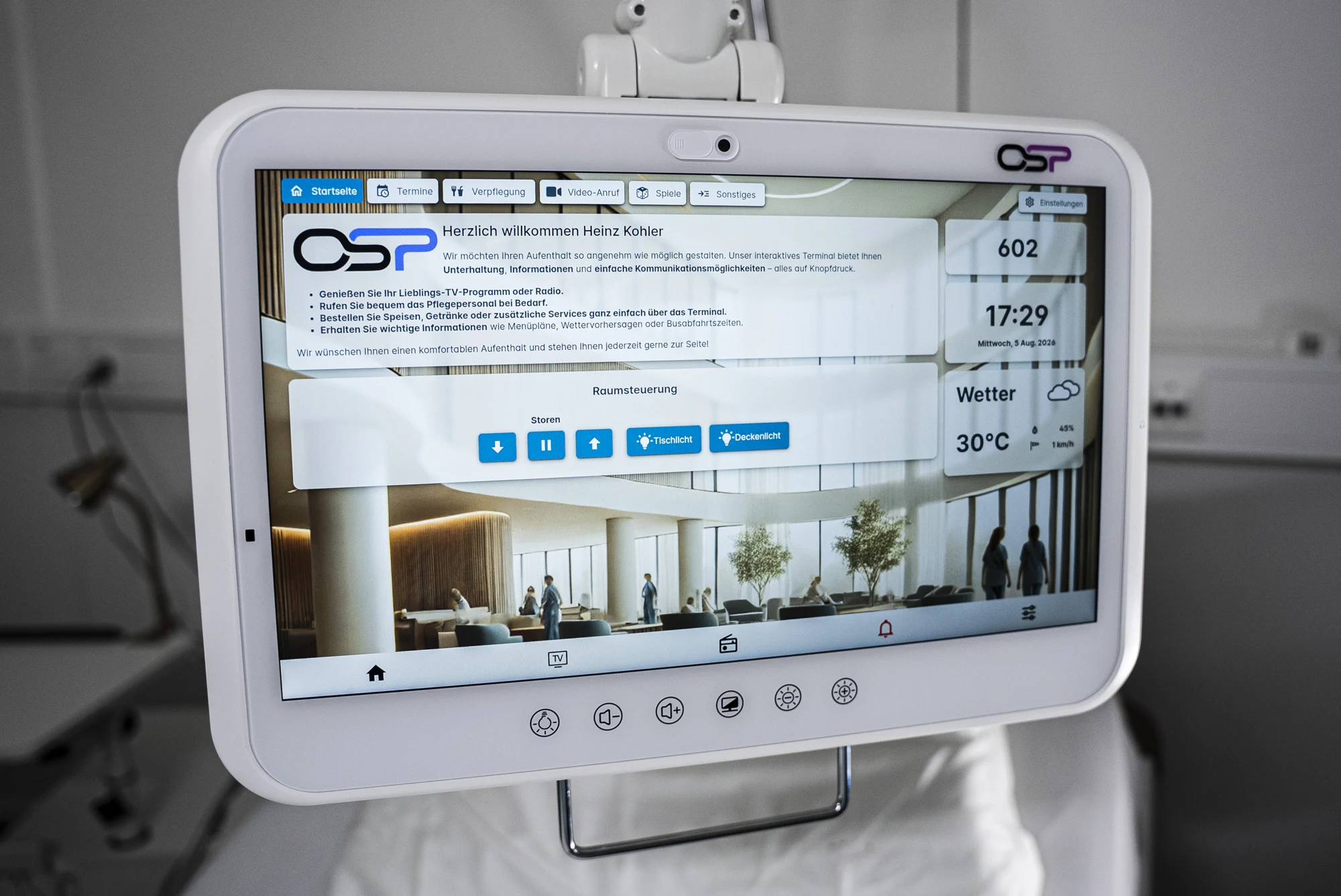 OS Panel Patiententerminal